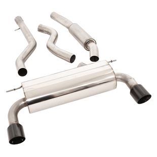 Friedrich Motorsport 76 mm Duplex-System I Rustfritt Stål